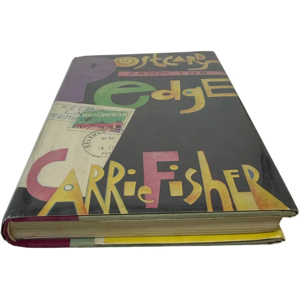 Carrie Fisher Postcards from the‎ Edge Hardcover 1st Edition 1987 Vintage Fair